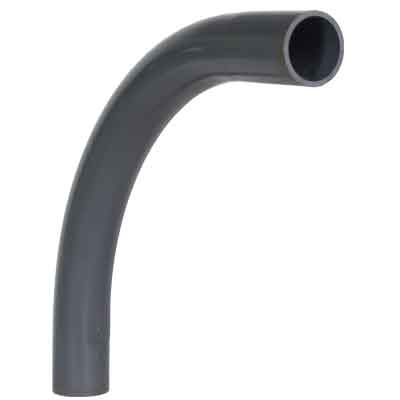 PVC long radius elbow